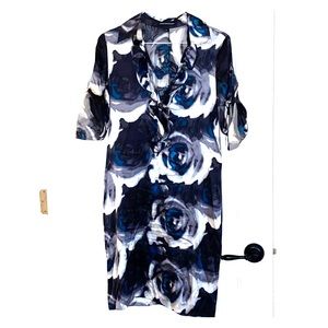 New! Express ruffle dress. Silky